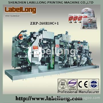 High speed full rotary letterpress printing label machine